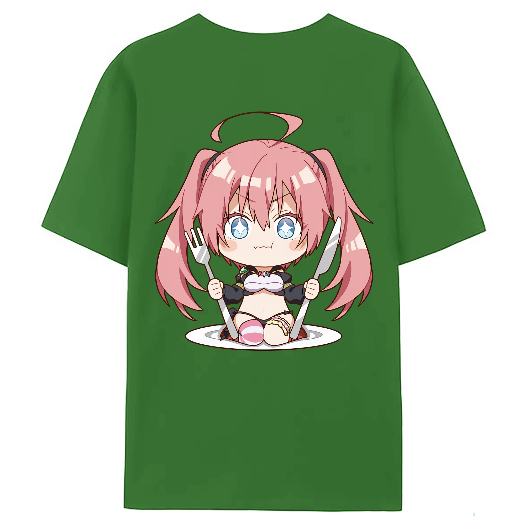 （画像用） 転スラ Regarding Reincarnated to Slime レディース半袖Tシャツ(バックプリント)